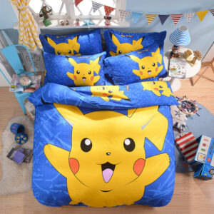 Housse de couette Pokémon Pikachu joyeux, Twin Queen Full