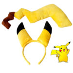 Accessoire Pikachu Pokémon avec queue et oreilles