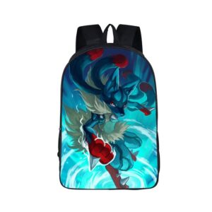 Sac à dos Pokémon à l'effigie de Lucario