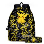 Ensemble sac à dos et trousse Pokémon Pikachu Éclair