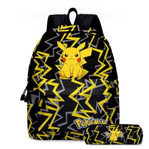 Ensemble sac à dos et trousse Pokémon Pikachu Éclair