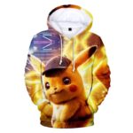 Sweat Pokémon Détective Pikachu souriant