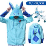 Sweat zippé à capuche Pokémon Givrali