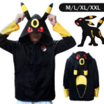 Sweat zippé à capuche Pokémon Noctali