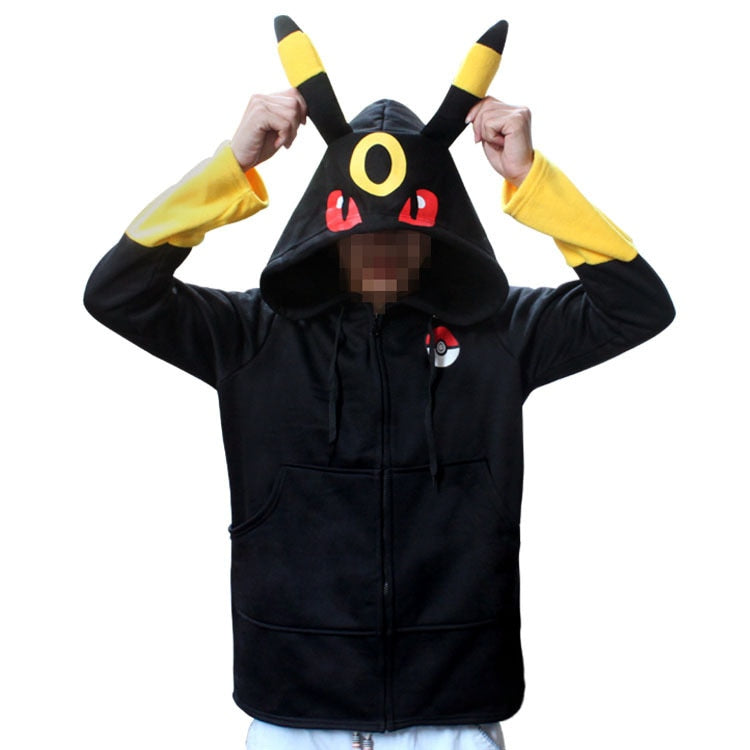 Sweat zippé à capuche Pokémon Noctali – Image 2