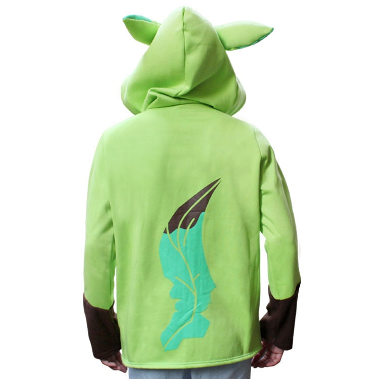 Sweat zippé à capuche Pokémon Phyllali, du M au XXL – Image 3