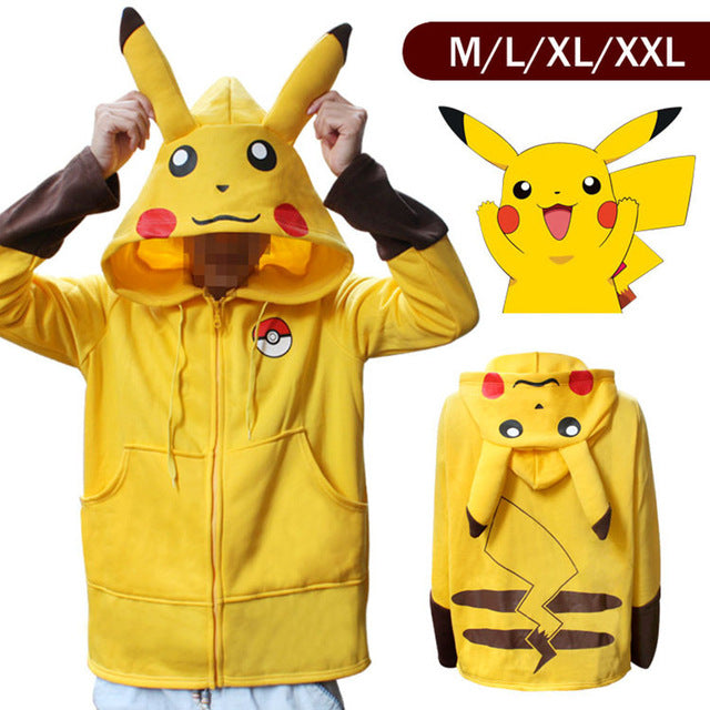 Sweat zippé à capuche Pokémon Pikachu