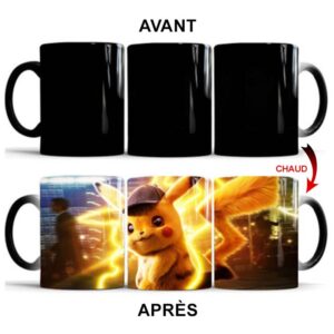 Tasse Pokémon Détective Pikachu motif Éclair