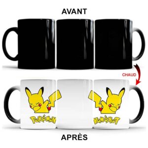 Tasse magique Pokémon Pikachu en dab