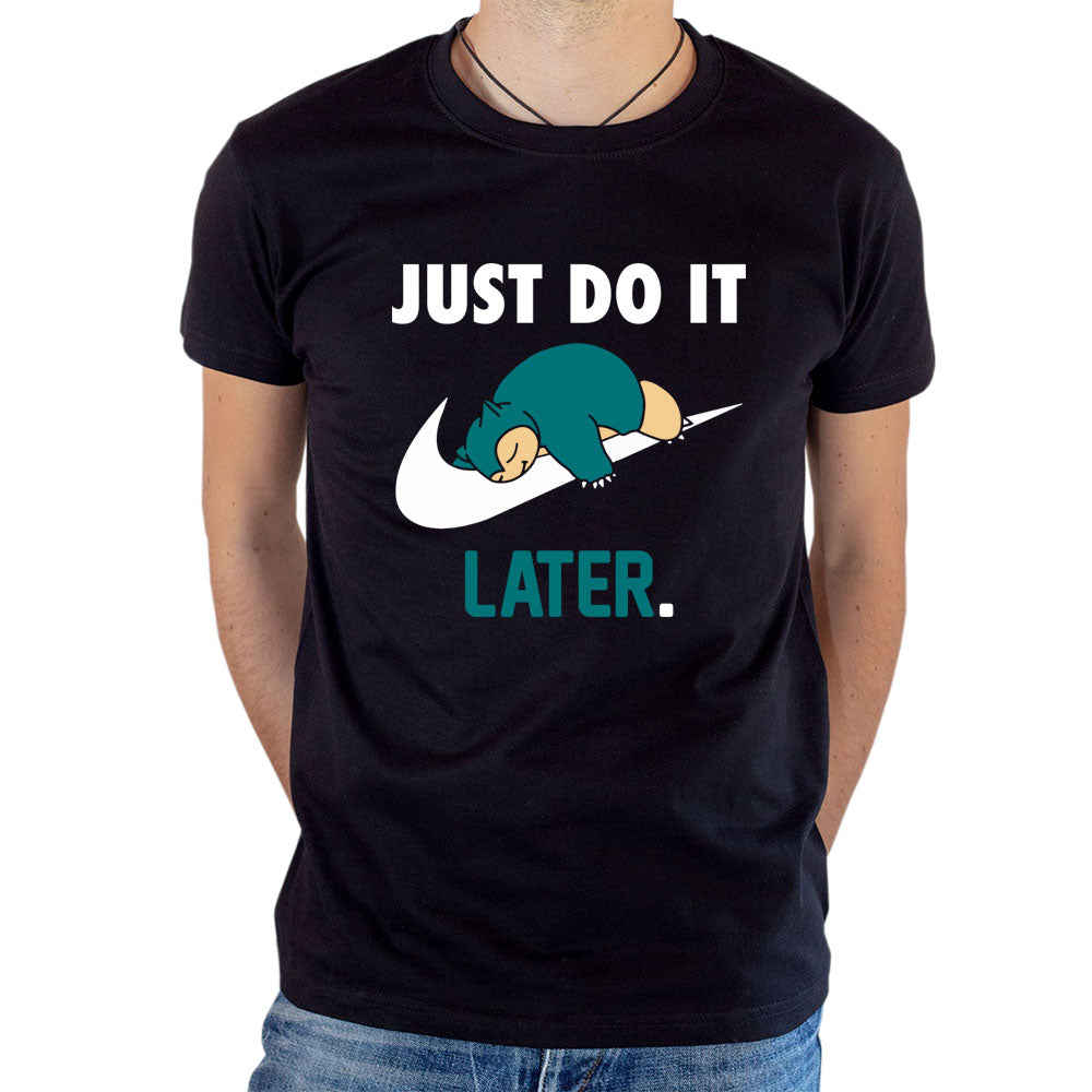T-shirt Pokémon Ronflex Just Do It Later