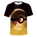 T-shirt Pokémon Pokéball avec Évoli