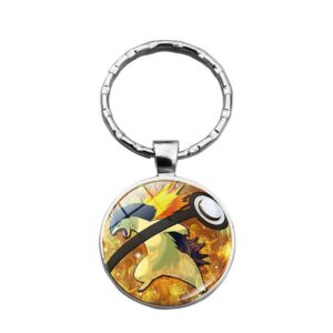 Porte-clé Pokémon Pokéball avec Typhlosion