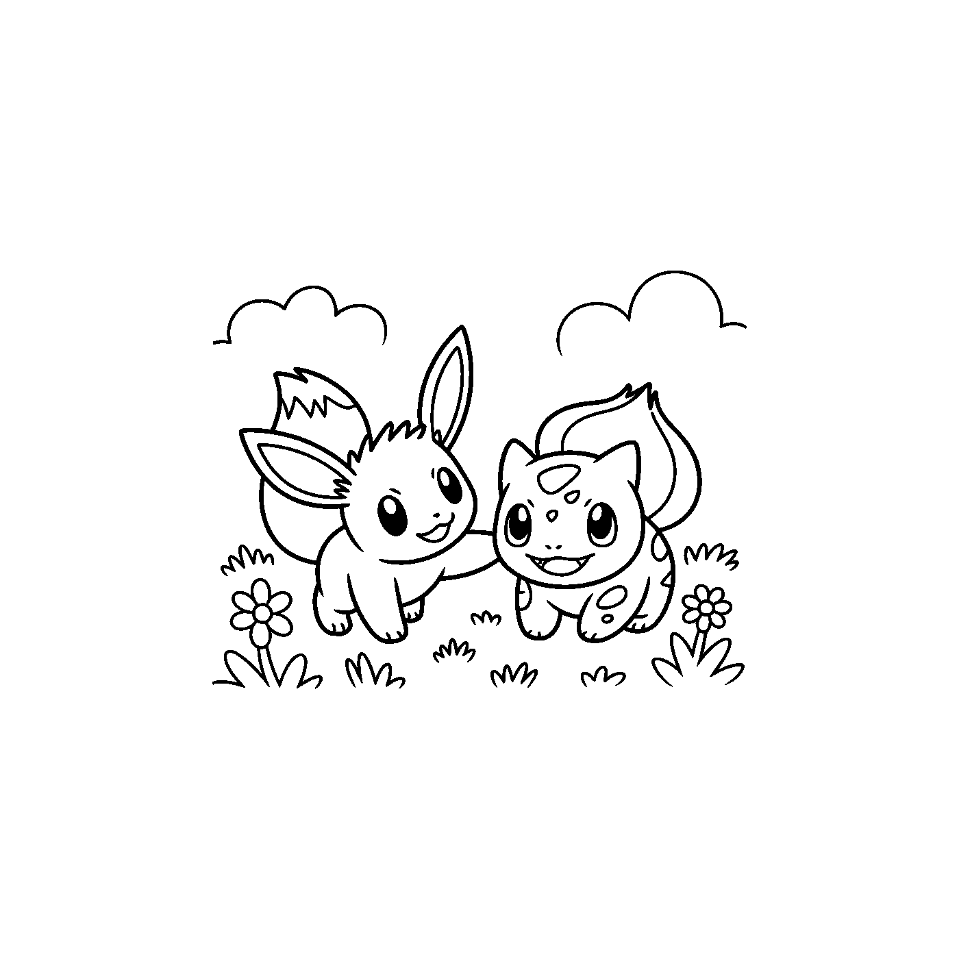 Coloriage Pokémon gratuit à imprimer : Poké Ball et petits éclairs
